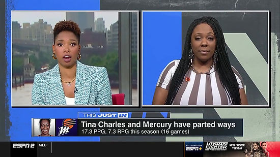 Tina Charles Separates from the Mercury